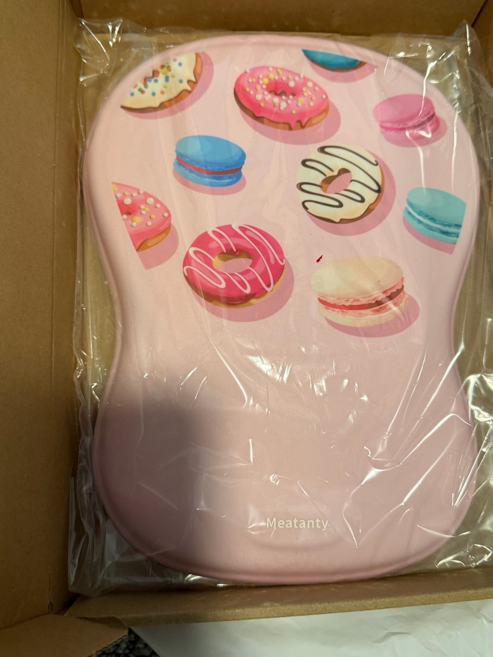 Donut & Macaron Pink Mouse Pad by Meatanty (New in box)